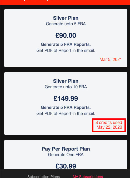 How Can I check my credits in the FRA App?